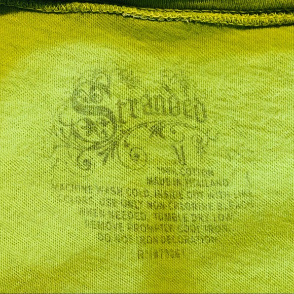 Stranded Peacock Feather Crew Neck Graphic T Shirt - Picture 5 of 5